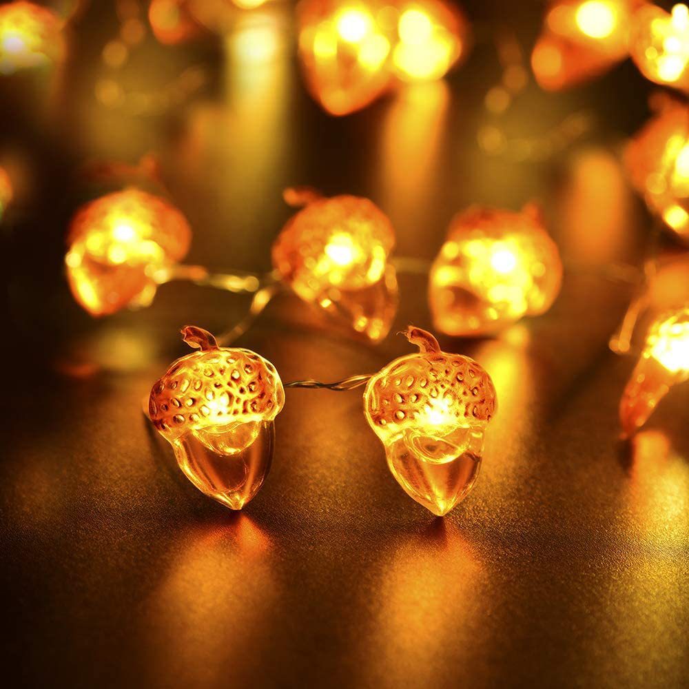 30 LEDs Acorn String Lights Th – обзор и цена Led Fairy String Lights