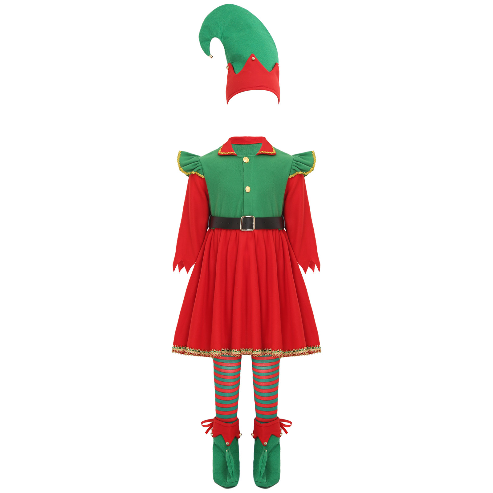 Elf Girl Christmas Costume San – обзор и цена Elf Costume Christmas