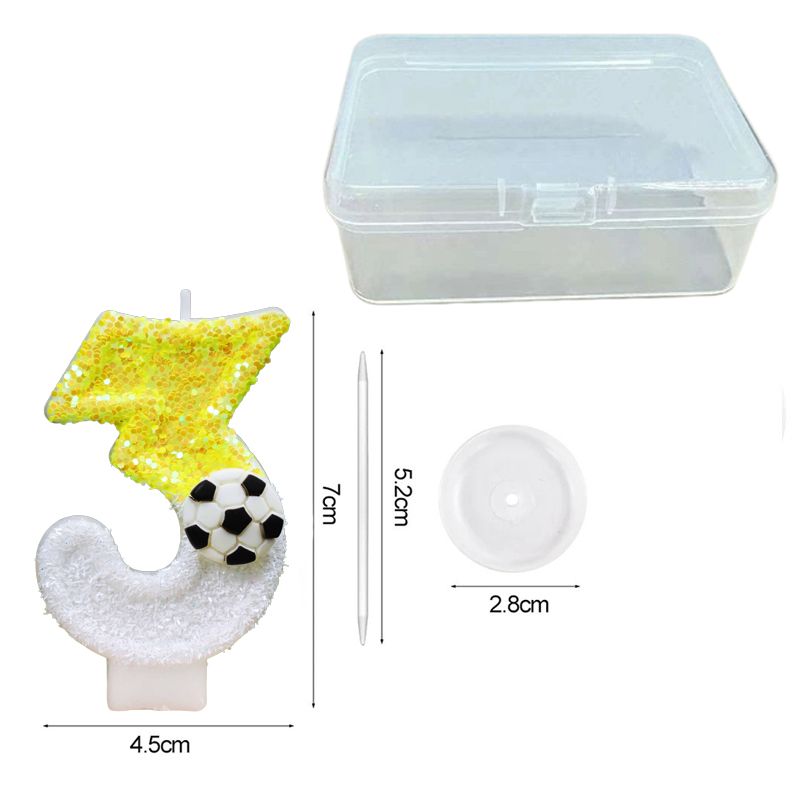 Yellow White Sequins Sports Fo – обзор и цена Holiday Candle Set
