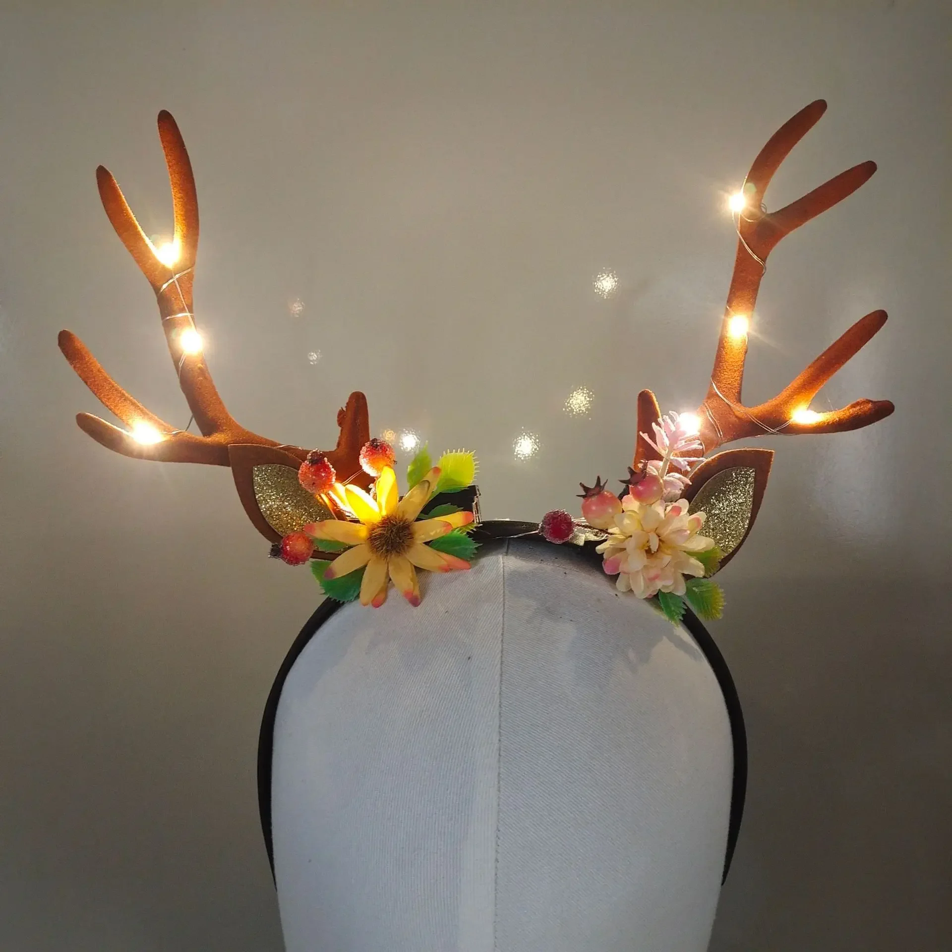 Women Girls Light Up Glowing R – обзор и цена Reindeer Antlers Headband