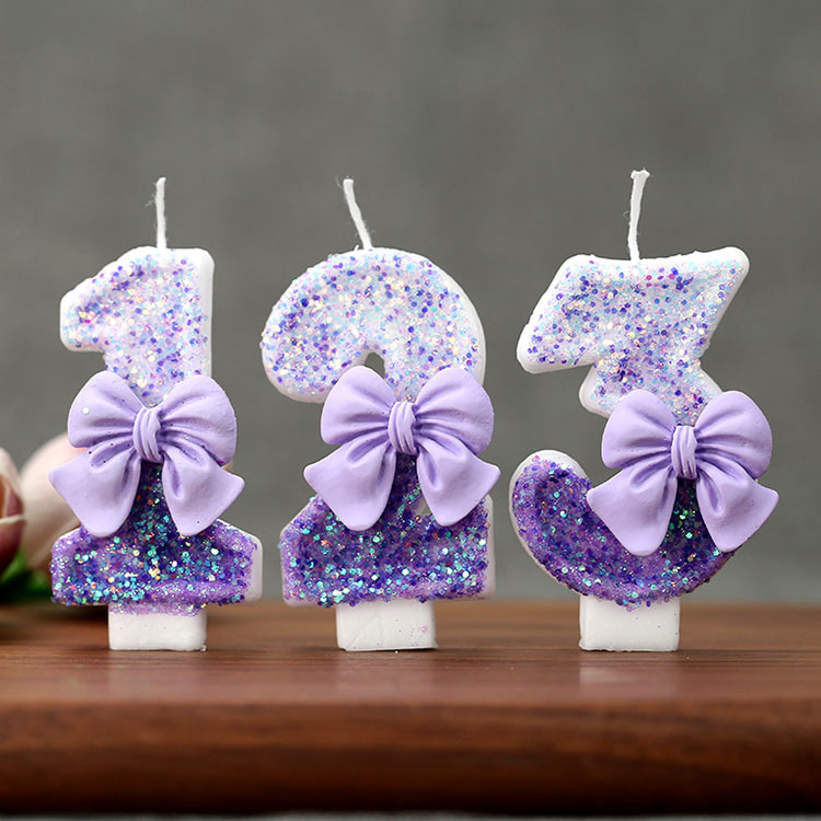 Creative Glitter Gradual Purpl – обзор и цена Holiday Candle Set
