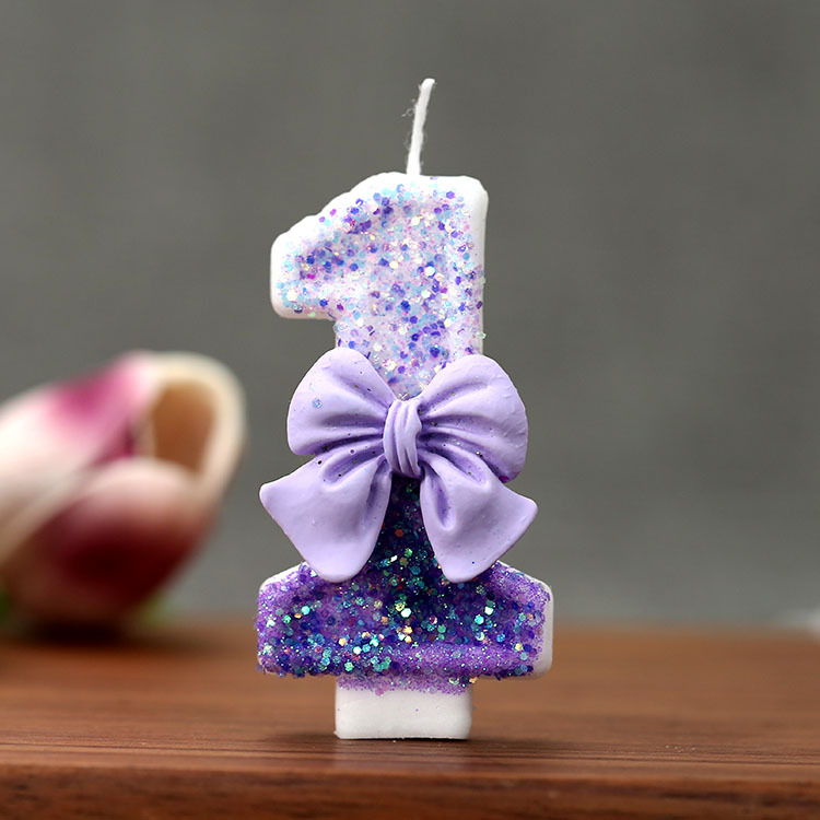 Creative Glitter Gradual Purpl – обзор и цена Holiday Candle Set
