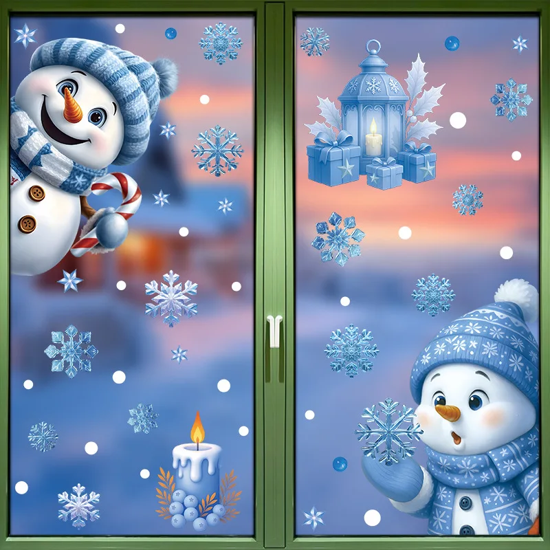 1Set Christmas Snowflake Windo – обзор и цена Snowflake Window Decal