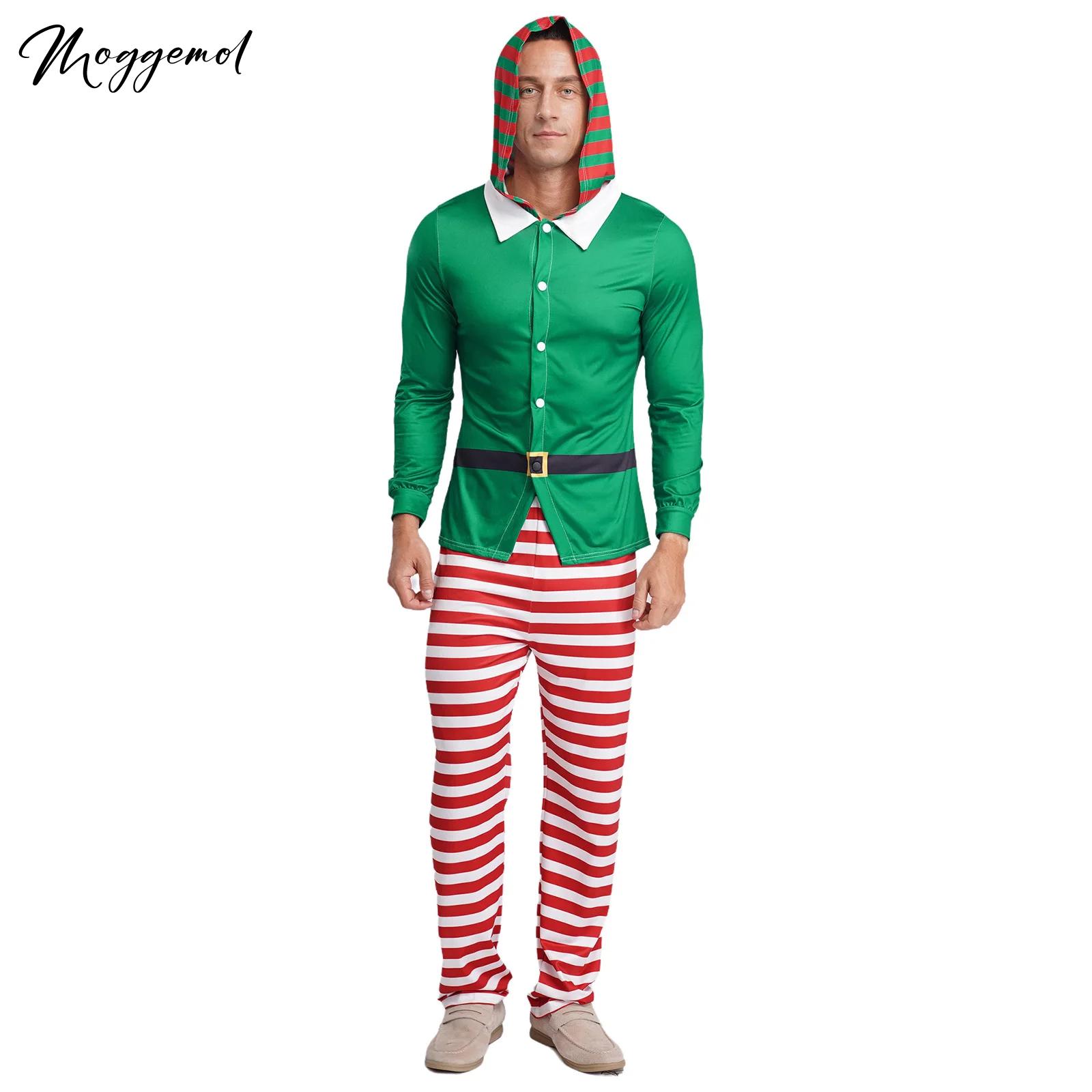 Mens Christmas Elf Pajamas Par – обзор и цена Elf Costume Christmas