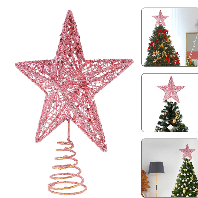 Christmas Pink Pentagon Top St – обзор и цена Star Tree Topper
