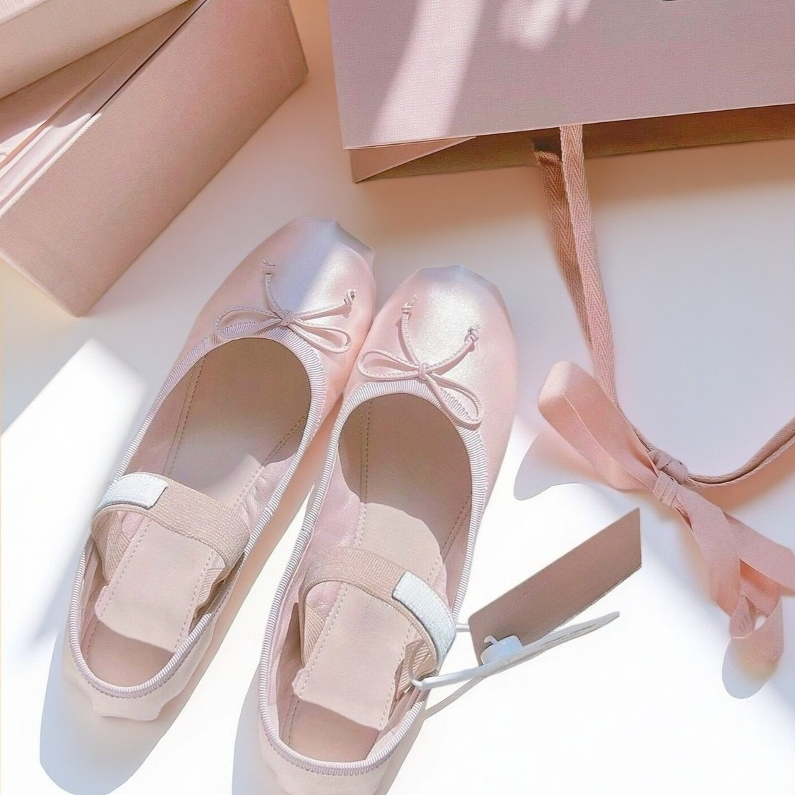 Luxury Ballet Flats, Women's P – обзор и цена Ribbon Bow Gift