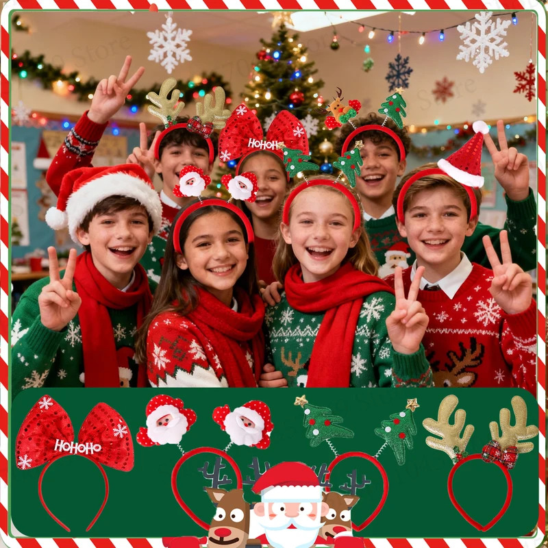 12-120Pcs Christmas Headband C – обзор и цена Reindeer Antlers Headband