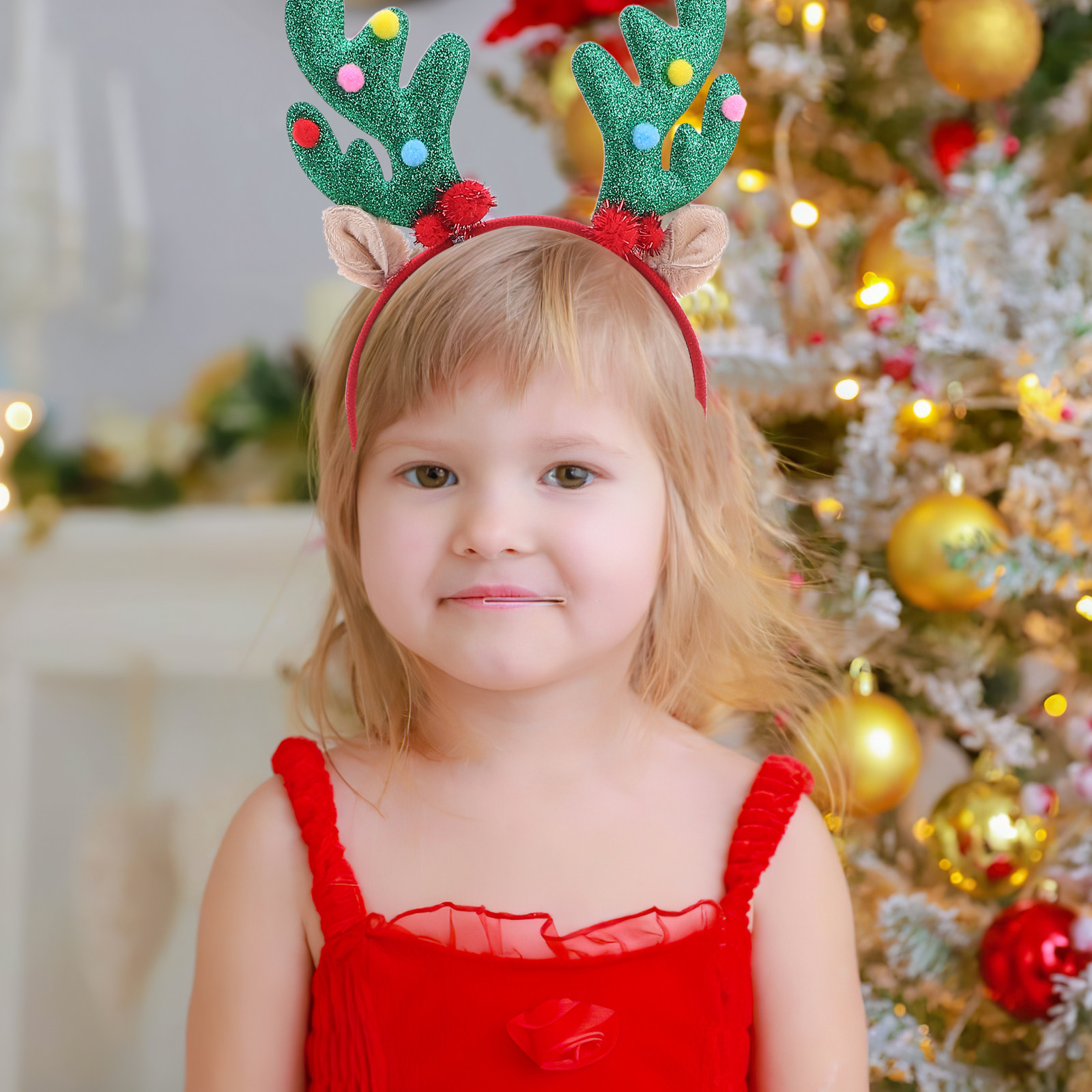 2Pcs Christmas Deer Antlers He – обзор и цена Reindeer Antlers Headband