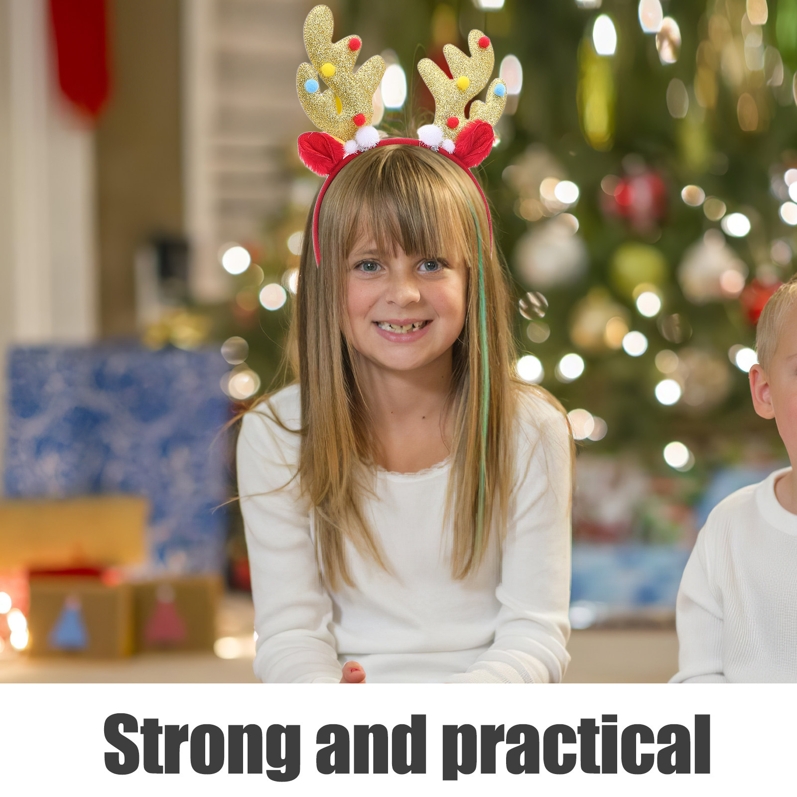 2Pcs Christmas Deer Antlers He – обзор и цена Reindeer Antlers Headband