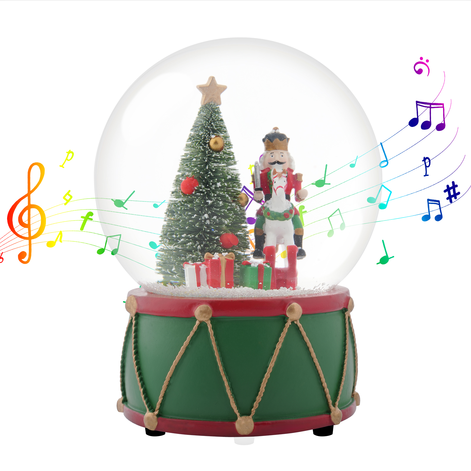 Christmas Music Snow Globe wit – обзор и цена Snow Globe Musical