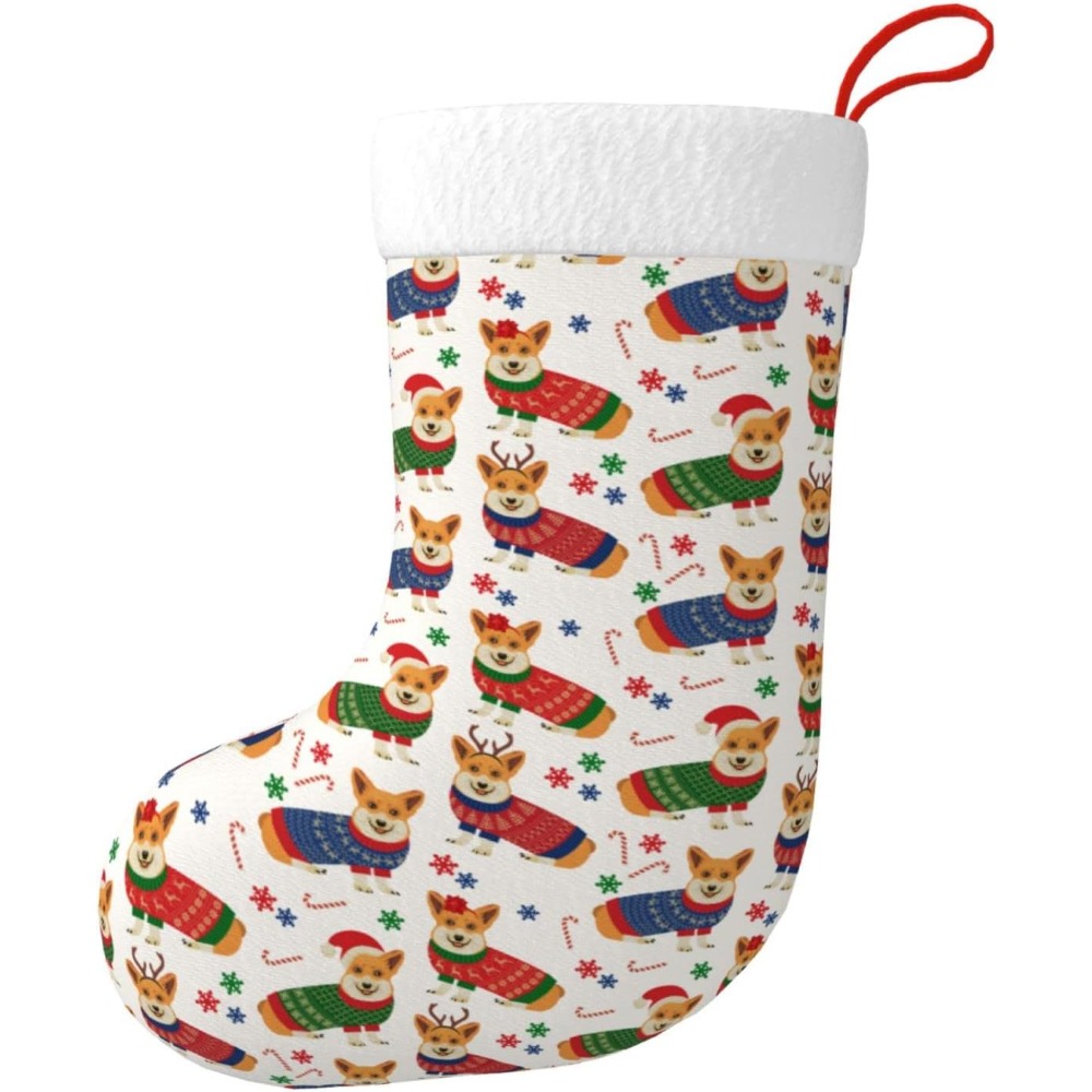Christmas Corgi Dog Christmas  – обзор и цена Christmas Stocking Hanging