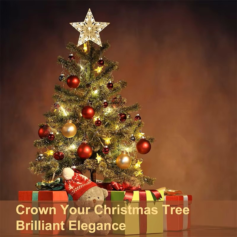 15cm Christmas Glowing Tree To – обзор и цена Star Tree Topper