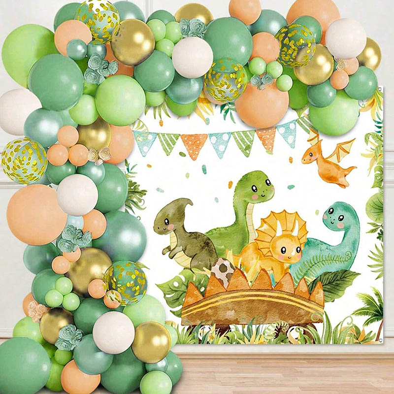 Dinosaur Balloon Set Arch for  – обзор и цена Tinsel Garland Decoration