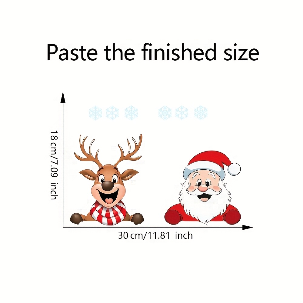 Festive Christmas Window Stick – обзор и цена Snowflake Window Decal
