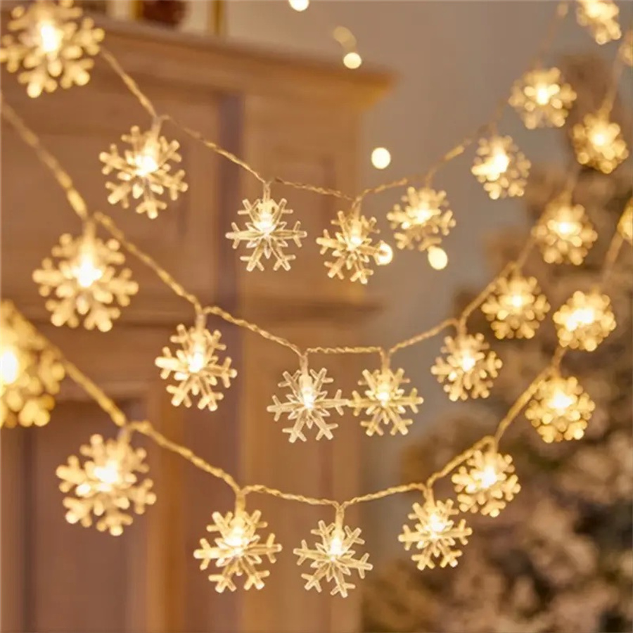 10/20/40 LED Snowflake String  – обзор и цена Led Fairy String Lights