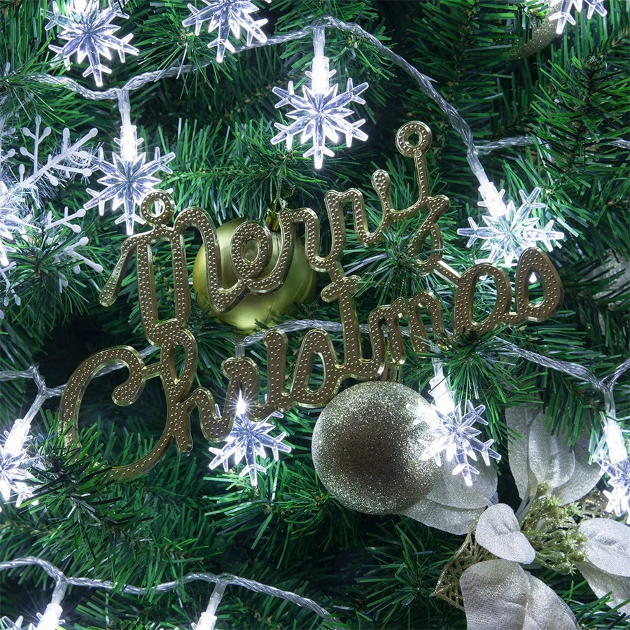 10/20/40 LED Snowflake String  – обзор и цена Led Fairy String Lights