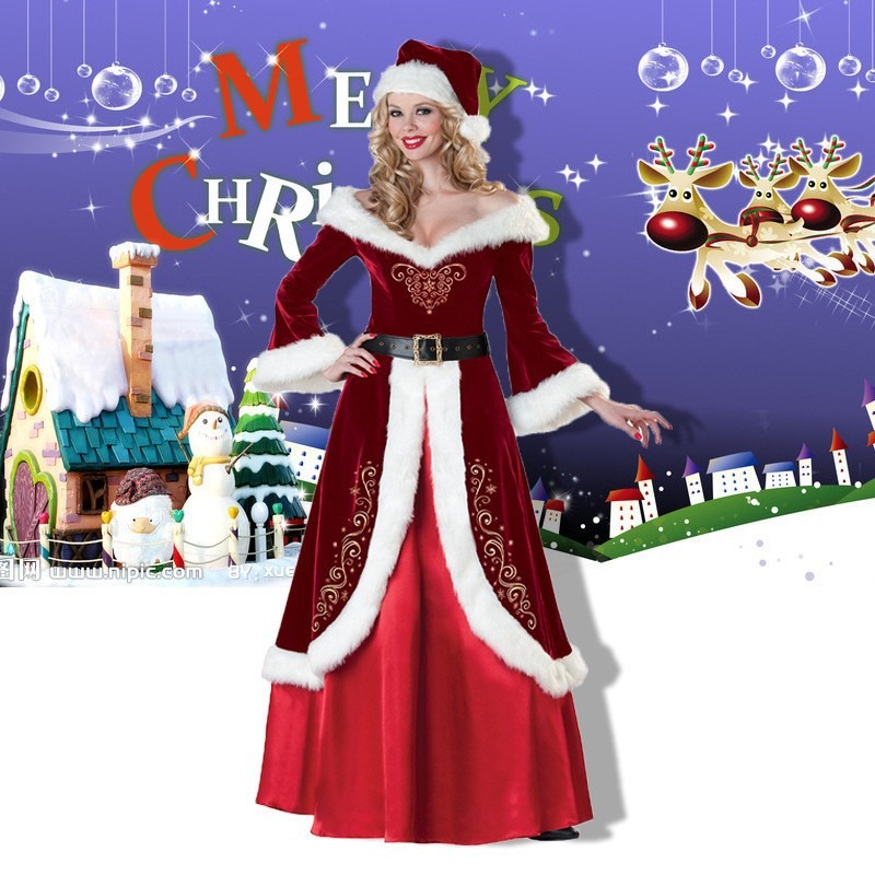 Santa Claus Costume Women Men  – обзор и цена Elf Costume Christmas