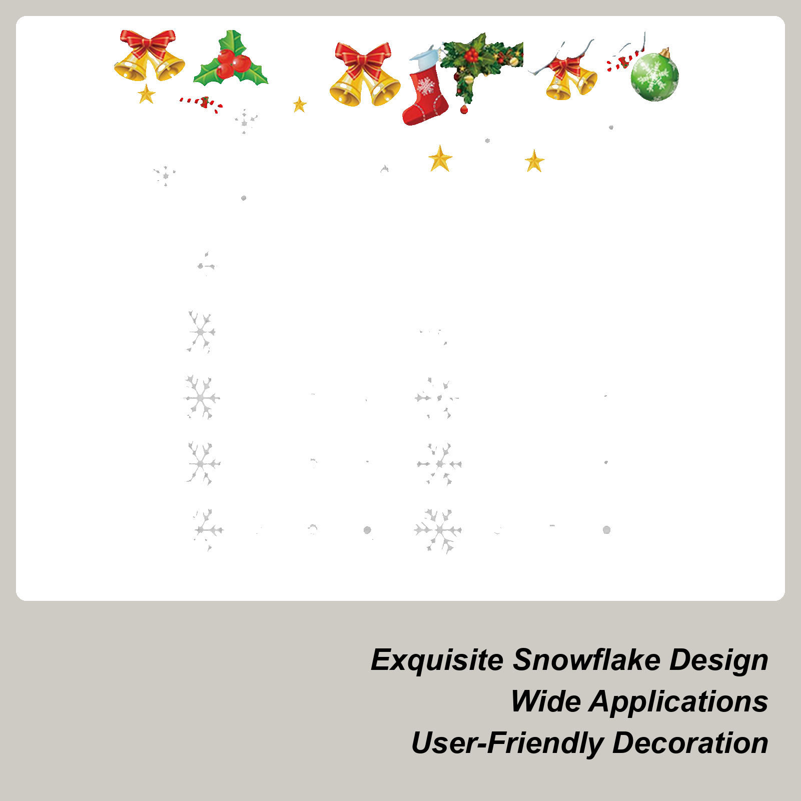 Snowflake Window Clings Static – обзор и цена Snowflake Window Decal
