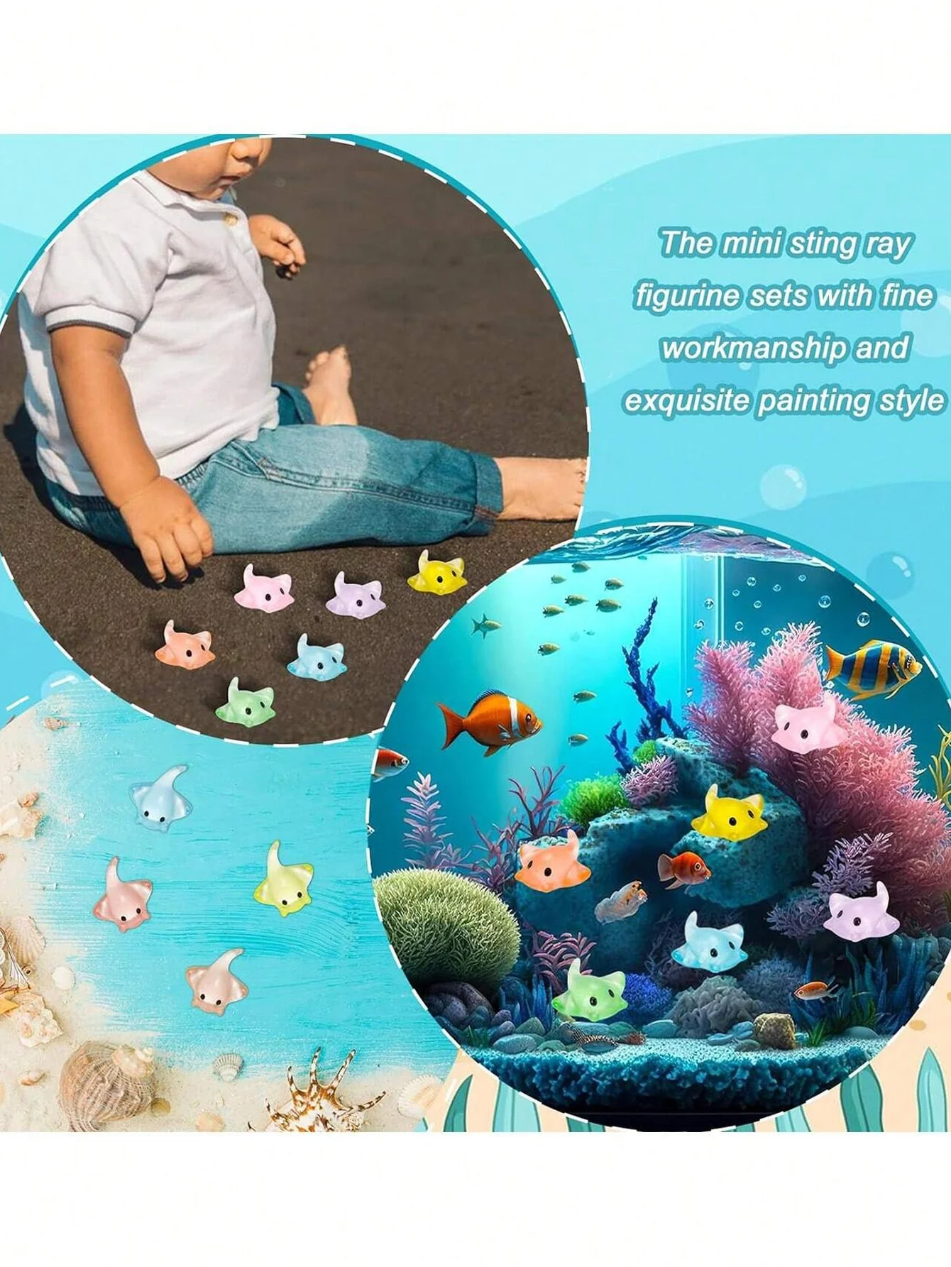 6/12/20PCS Cute Mini Stingray  – обзор и цена Nutcracker Figurine