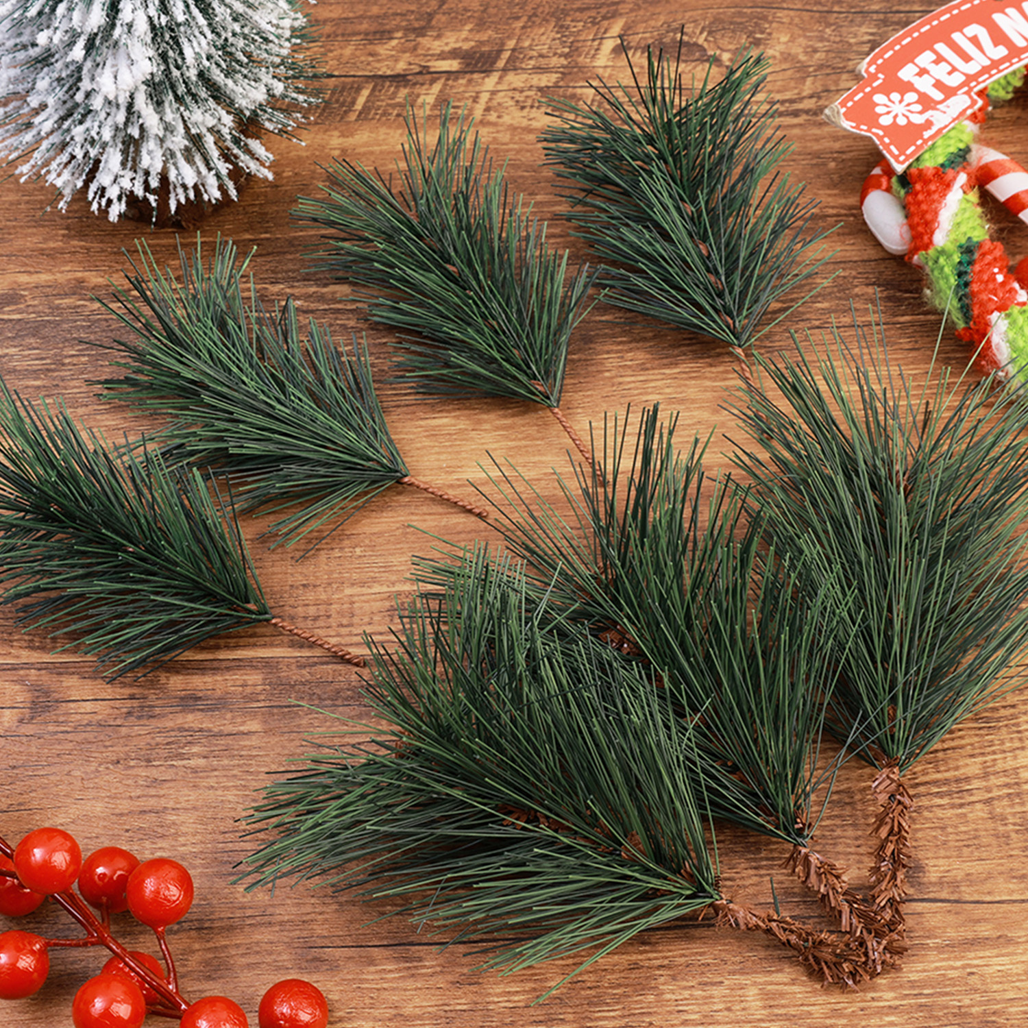 Fake Tree Leaves Branches Arti – обзор и цена Christmas Wreath Fake