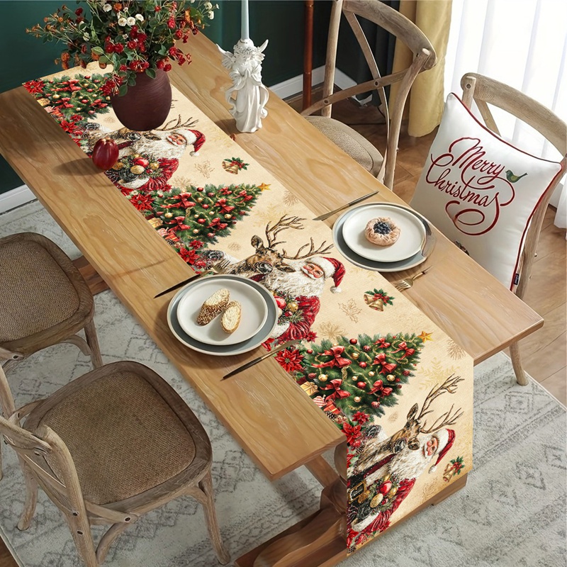 Vintage Christmas Table Runner – обзор и цена Christmas Table Runner