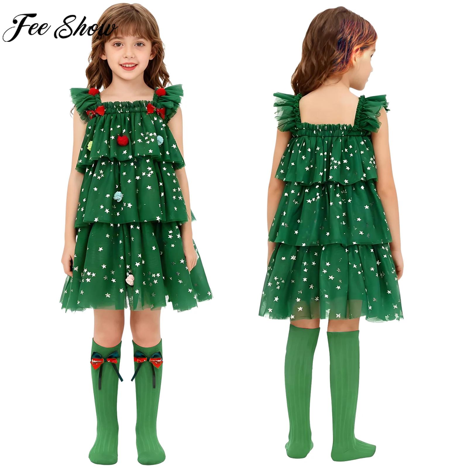 Toddler Girls Christmas Tree E – обзор и цена Elf Costume Christmas