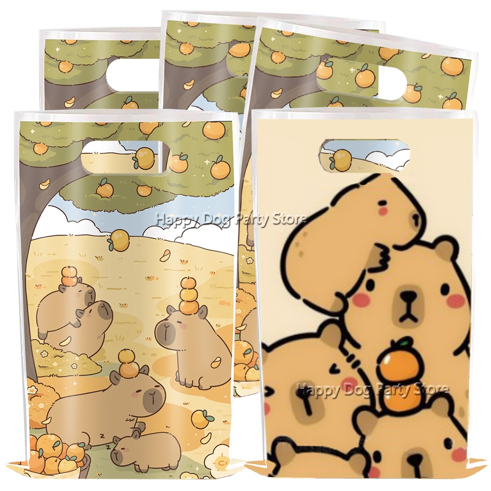 Cartoon Capybara Party Supplie – обзор и цена Gift Box Wrap Set