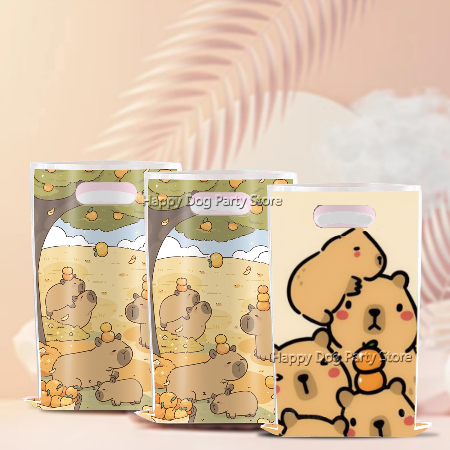 Cartoon Capybara Party Supplie – обзор и цена Gift Box Wrap Set