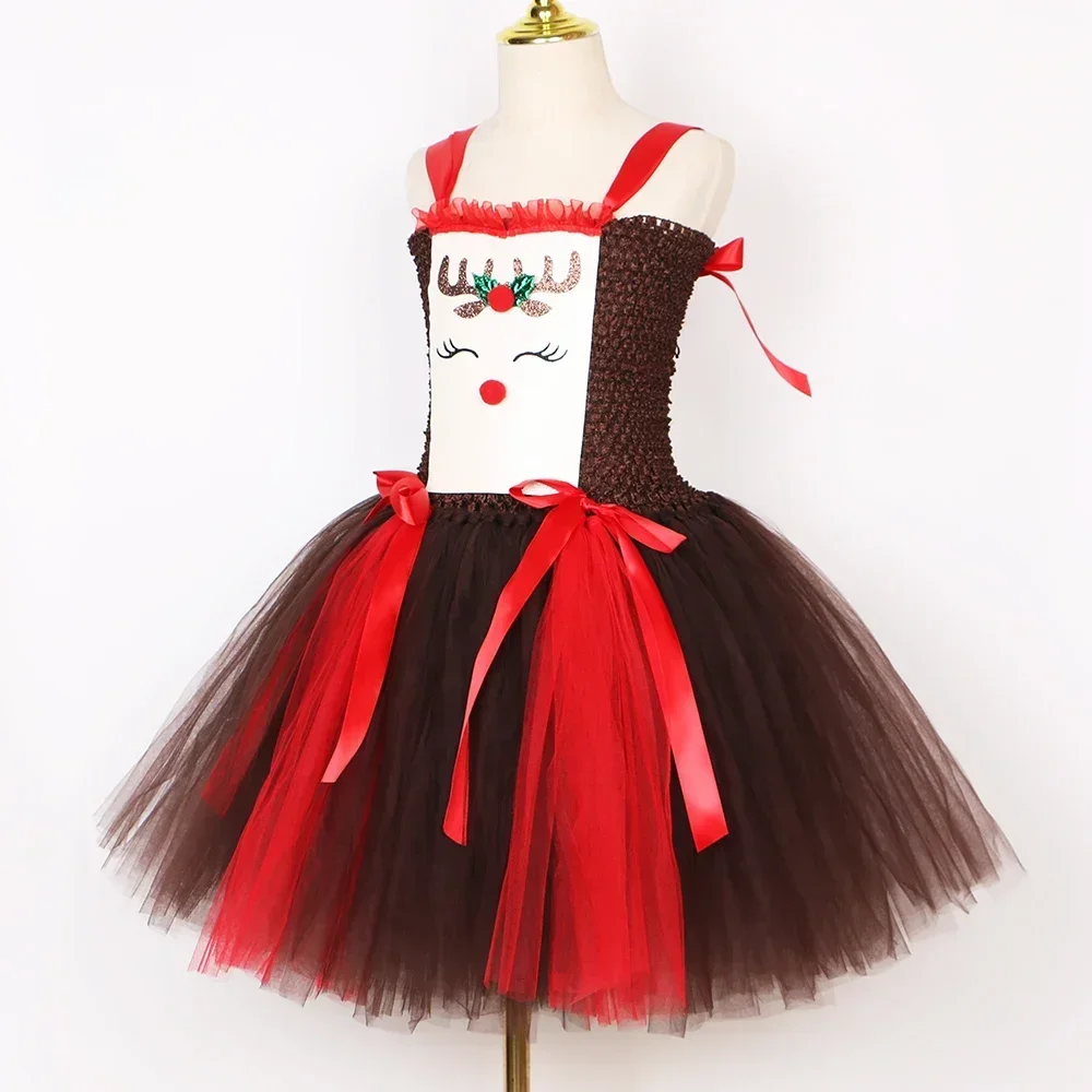 Christmas Party Tutu Dress Rud – обзор и цена Reindeer Antlers Headband
