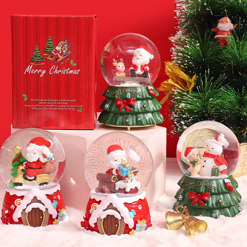 Christmas Snow Globe with LED  – обзор и цена Snow Globe Musical