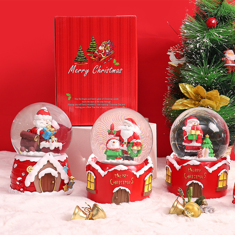 Christmas Snow Globe with LED  – обзор и цена Snow Globe Musical