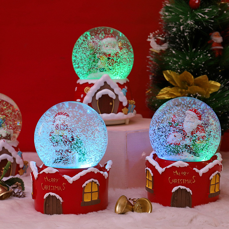Christmas Snow Globe with LED  – обзор и цена Snow Globe Musical