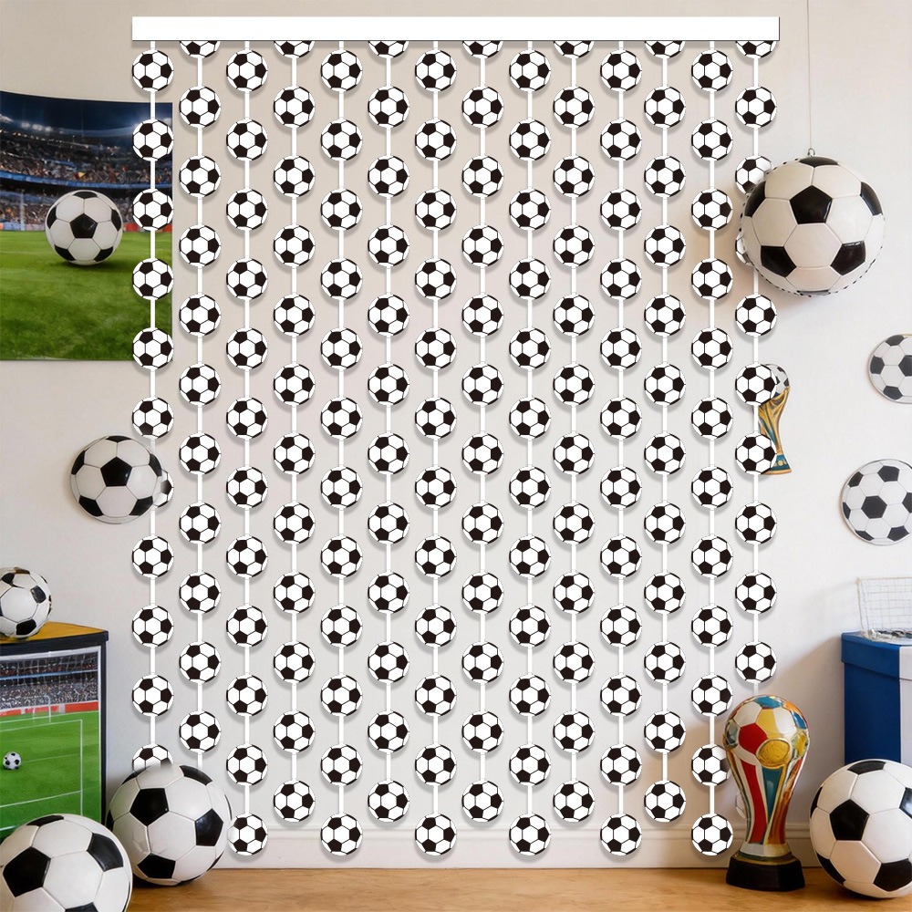 Soccer Football Theme Rain Cur – обзор и цена Tinsel Garland Decoration