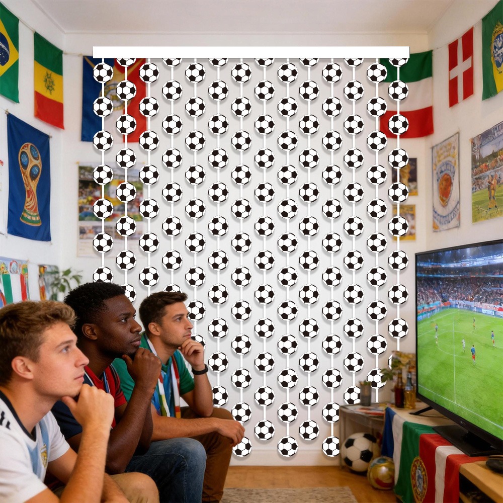 Soccer Football Theme Rain Cur – обзор и цена Tinsel Garland Decoration