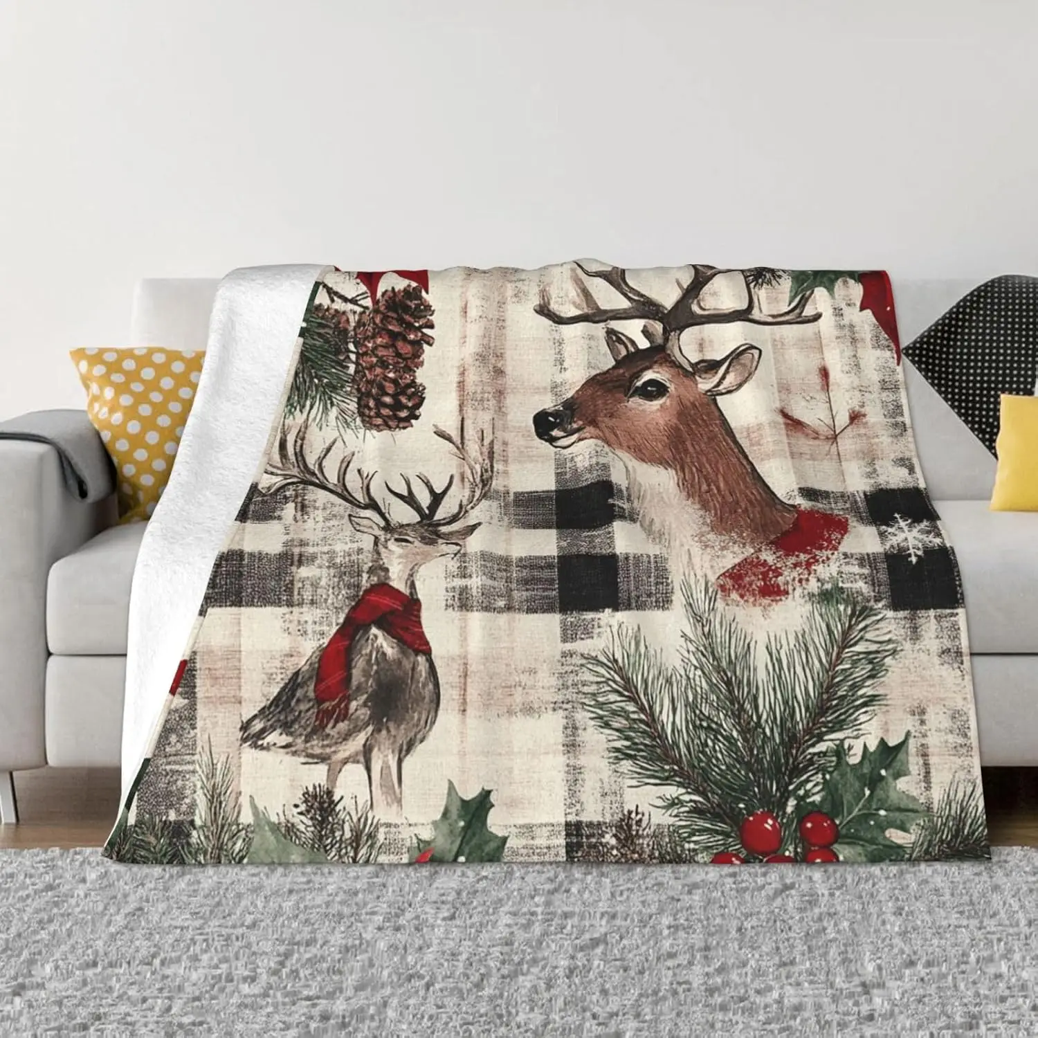 Throw Blanket for Couch UltraS – обзор и цена Christmas Throw Blanket