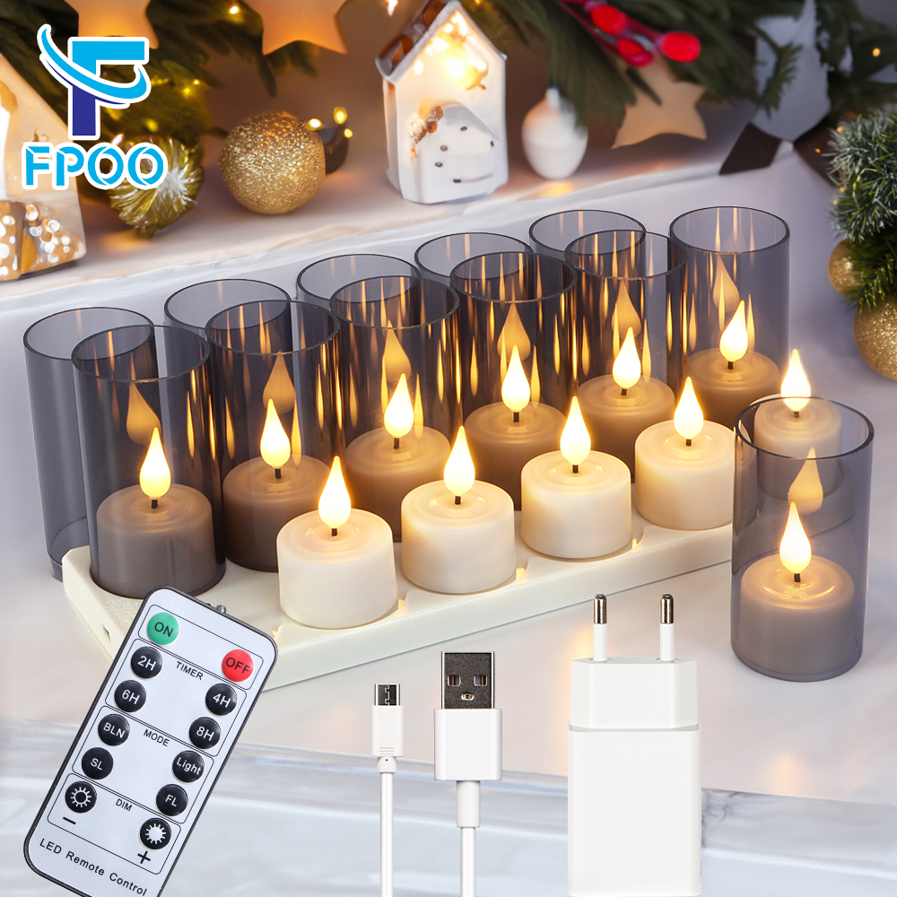 LED Candle Light Rechargeable  – обзор и цена Holiday Candle Set
