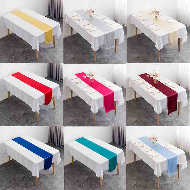 12x108 Inch Satin Wedding Tabl – обзор и цена Christmas Table Runner