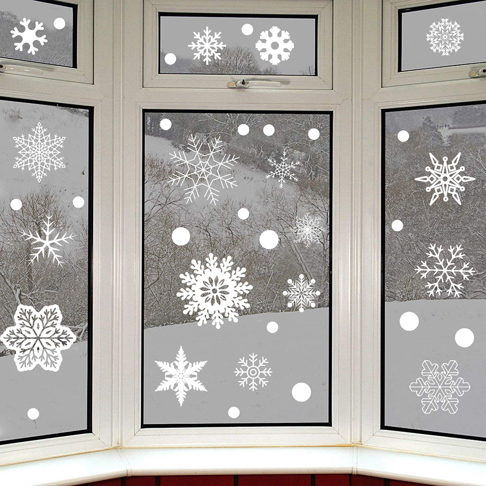 37PCS Gift Xmas Festival Suppl – обзор и цена Snowflake Window Decal