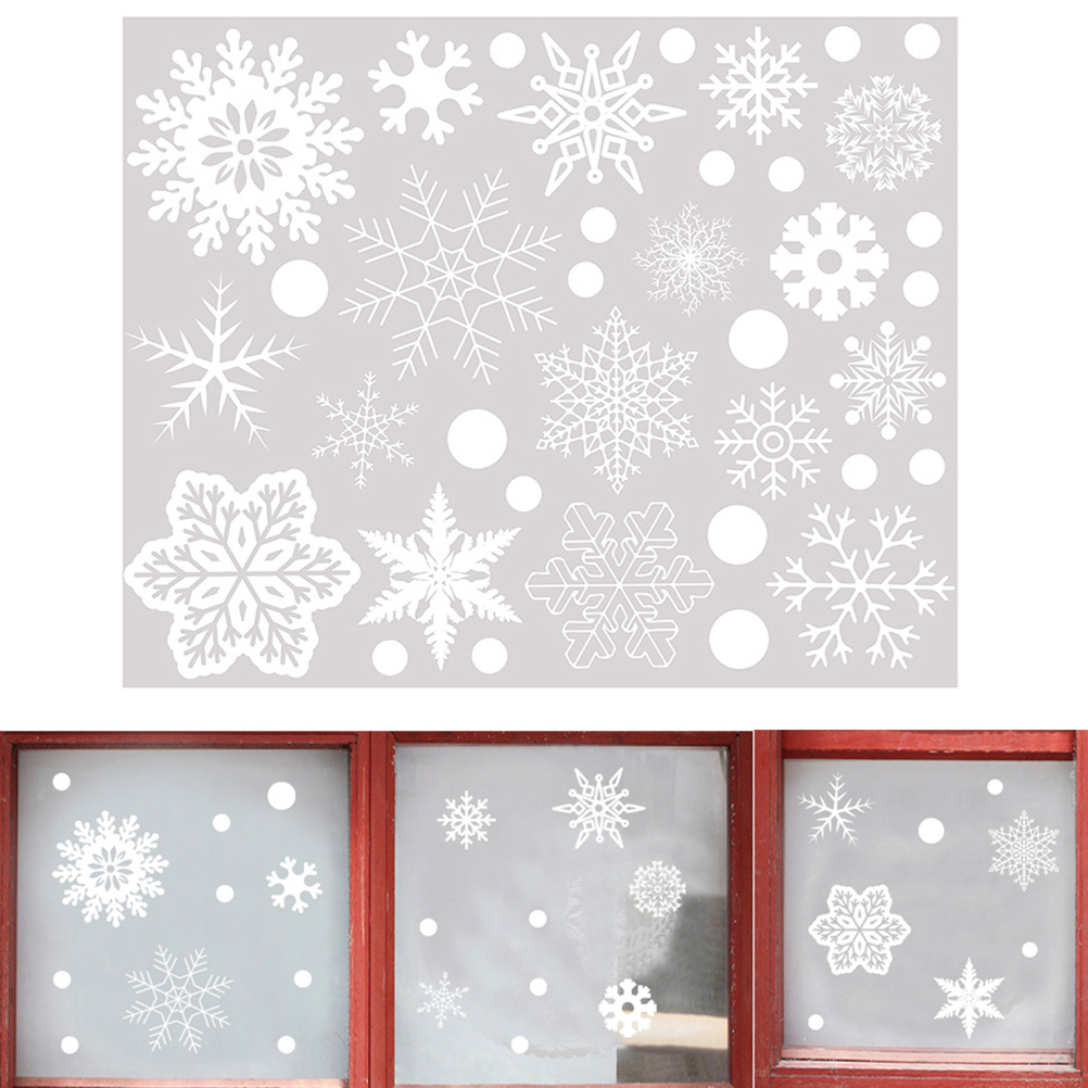 37PCS Gift Xmas Festival Suppl – обзор и цена Snowflake Window Decal