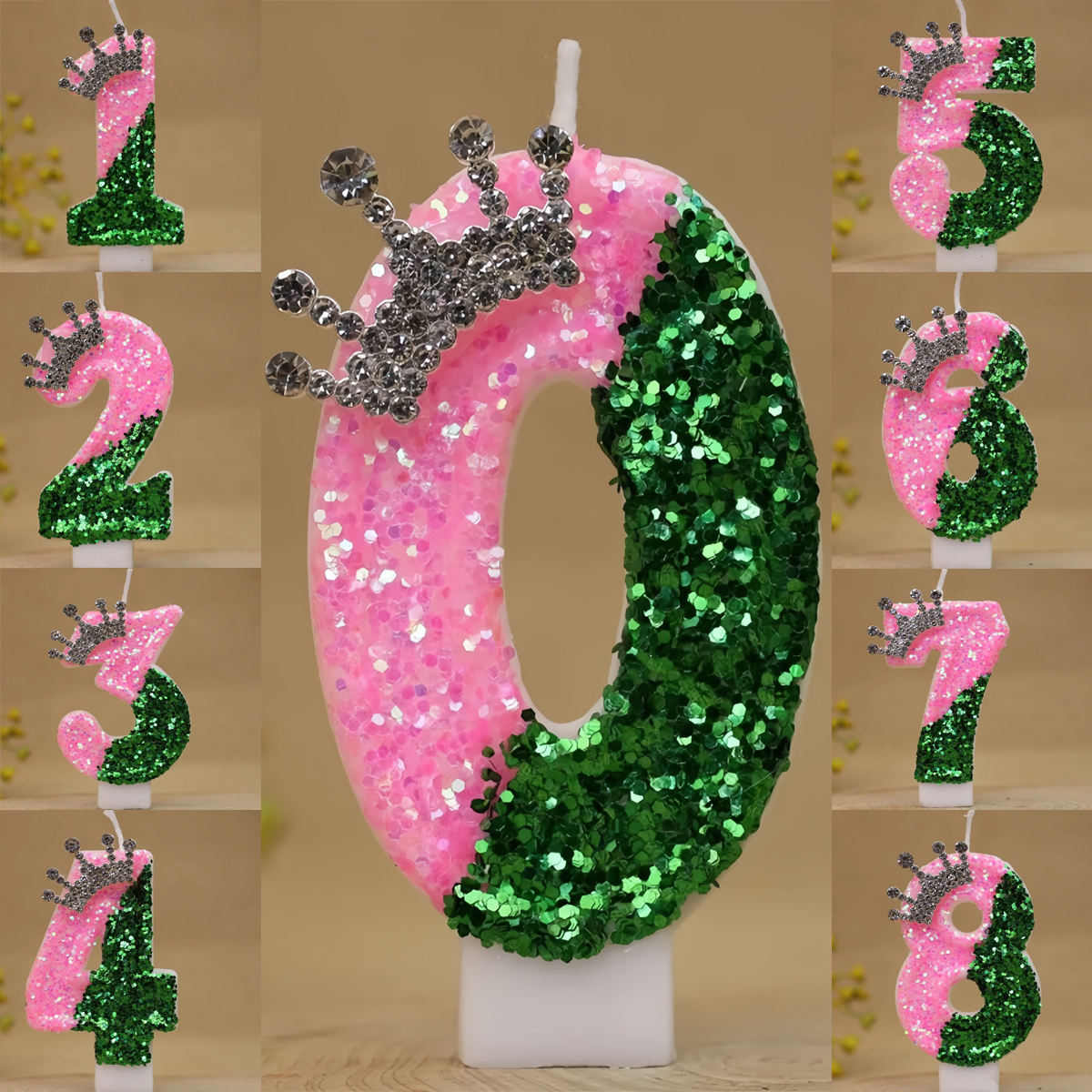 Sparkling Light Green Princess – обзор и цена Holiday Candle Set