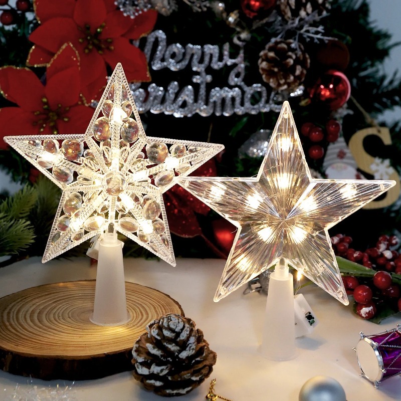 15cm Christmas Decoration Glow – обзор и цена Star Tree Topper