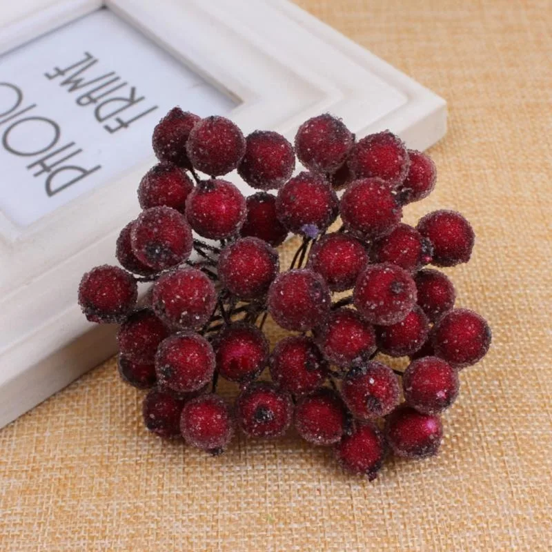 Artificial Frosted Holly Berri – обзор и цена Christmas Wreath Fake
