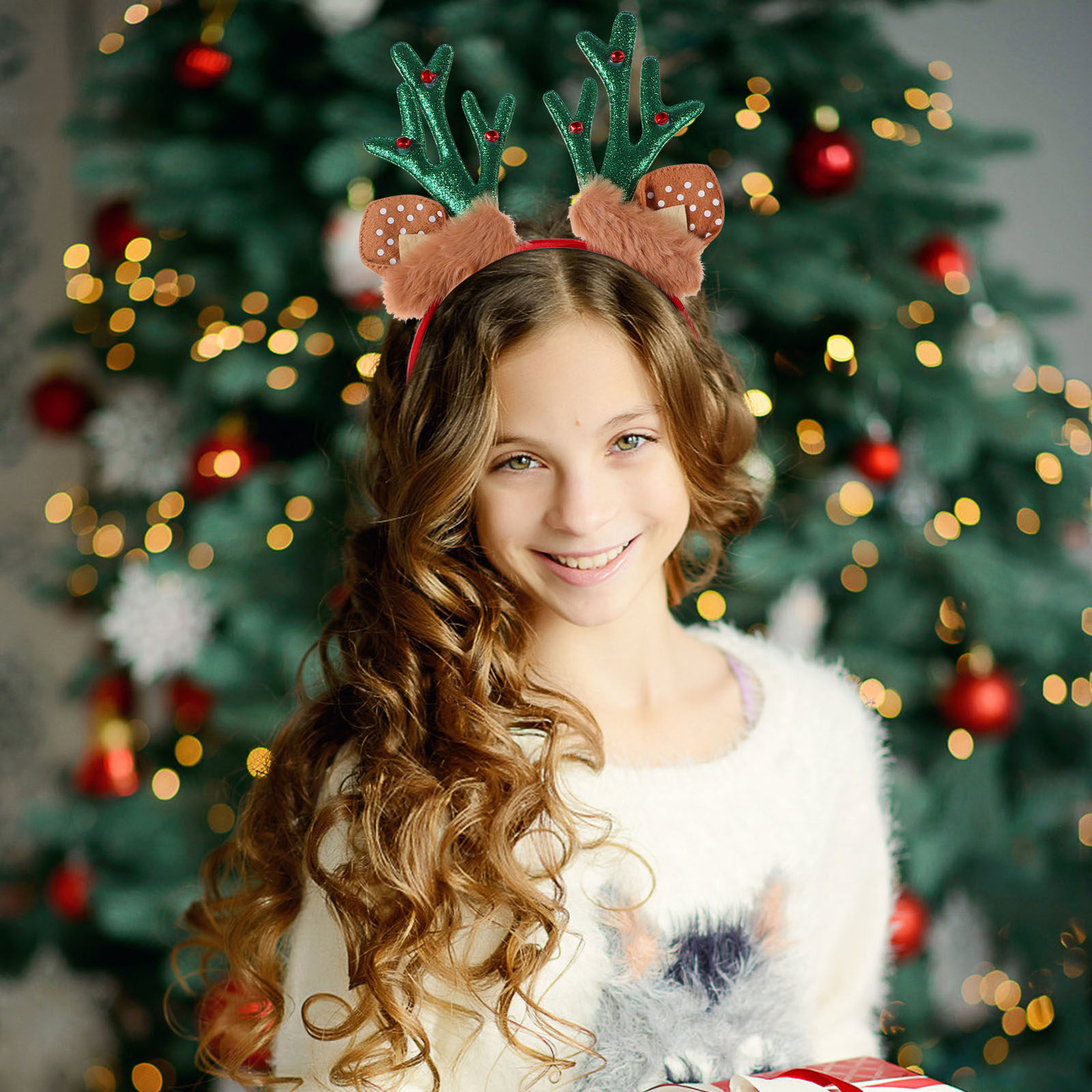 3Pcs Christmas Reindeer Antler – обзор и цена Reindeer Antlers Headband