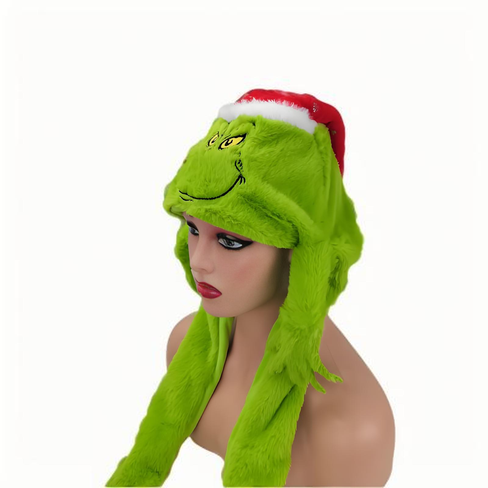 Plush Grincese Hat Cap Scarf C – обзор и цена Santa Hat Plush