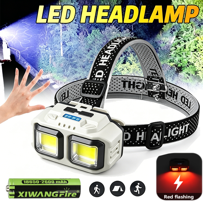 COB LED Headlamp Rechargeable  – обзор и цена Christmas Lights Outdoor