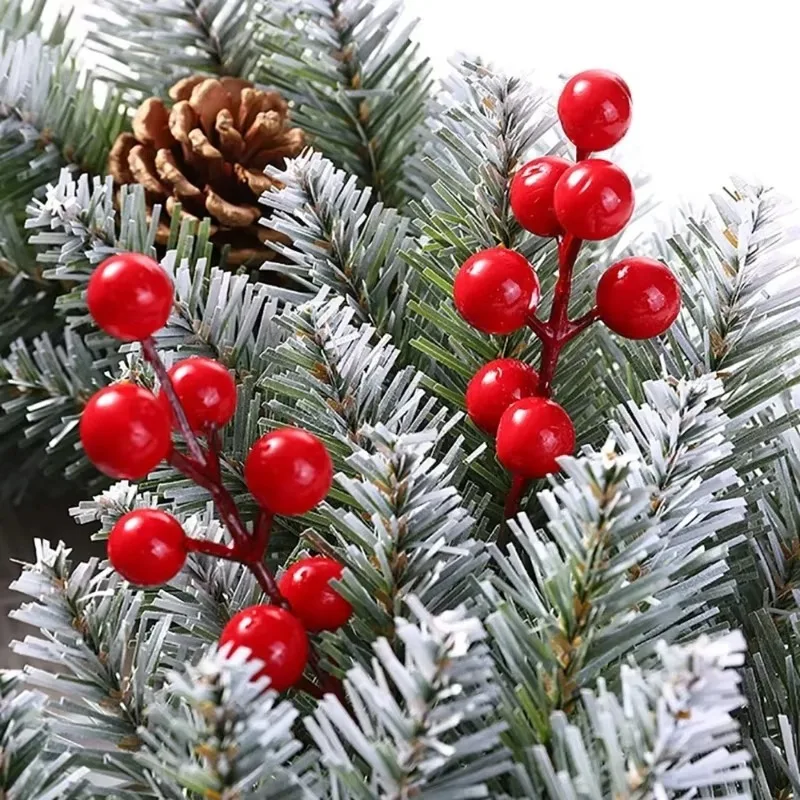 100/5PCS Artificial Red Berrie – обзор и цена Christmas Wreath Fake
