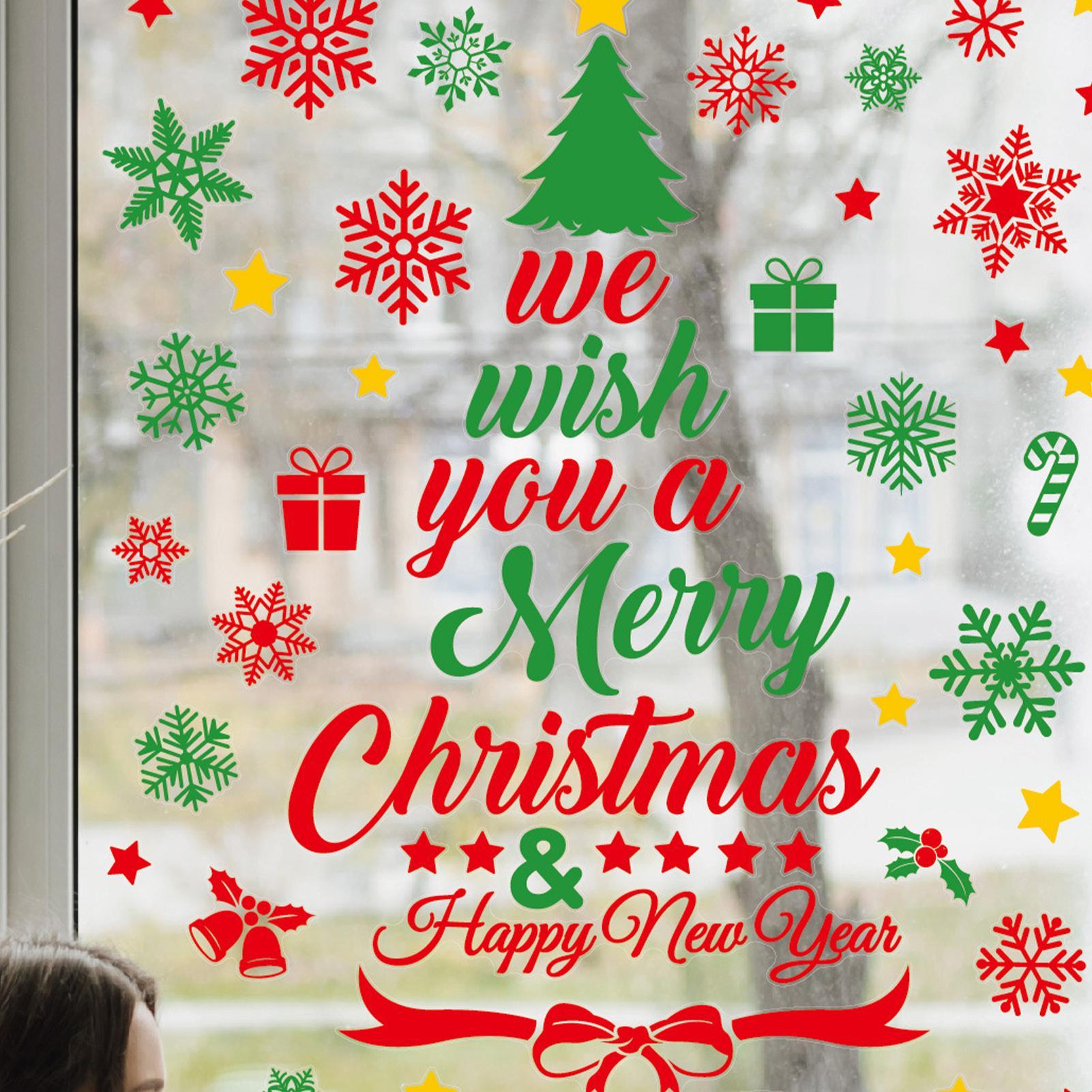 3 Pieces Christmas wall sticke – обзор и цена Snowflake Window Decal