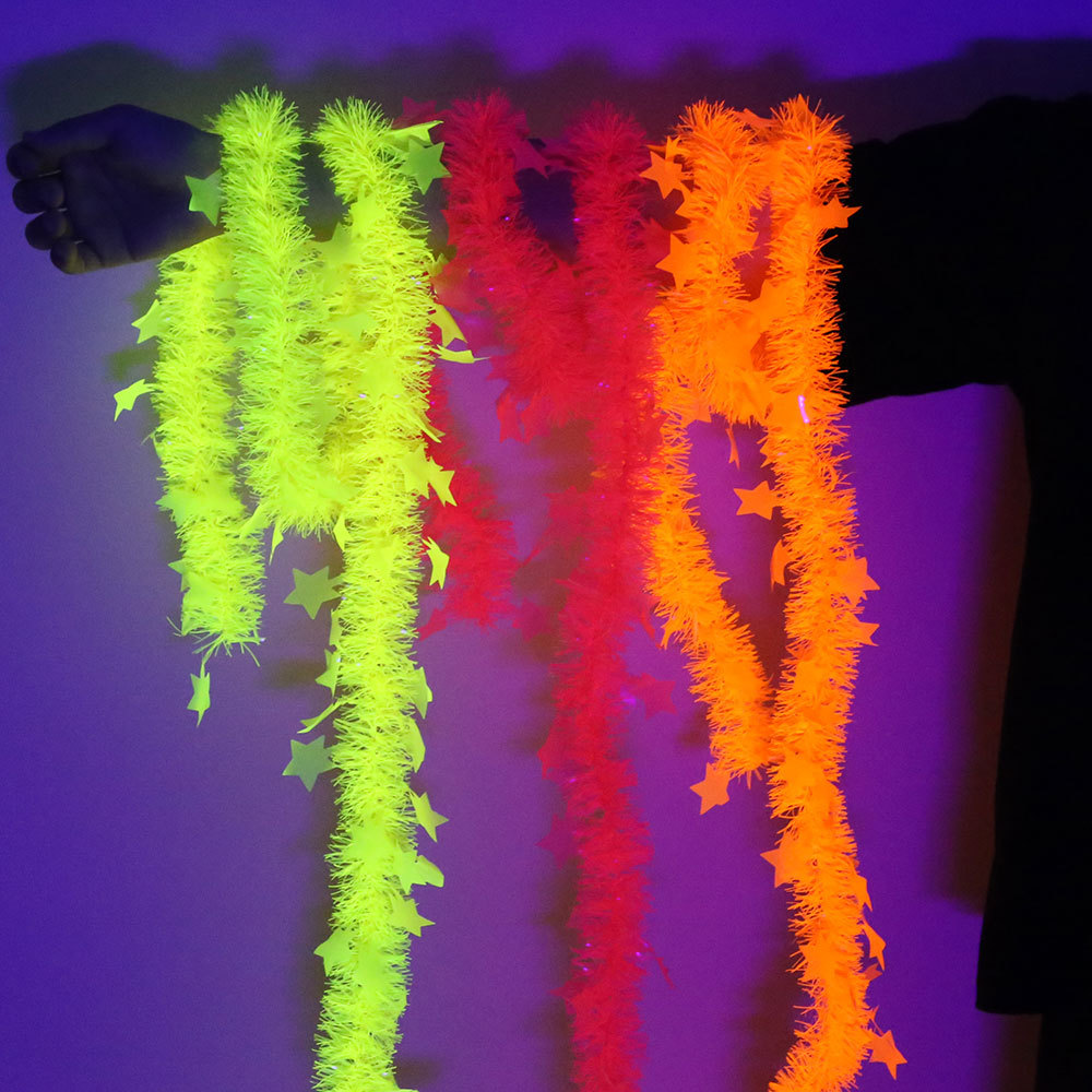 Birthday Theme Fluorescent Mac – обзор и цена Tinsel Garland Decoration