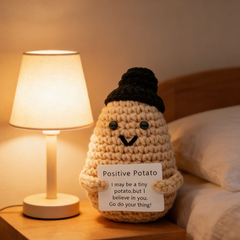 Cute Positive Potato Crochet D – обзор и цена Santa Hat Plush