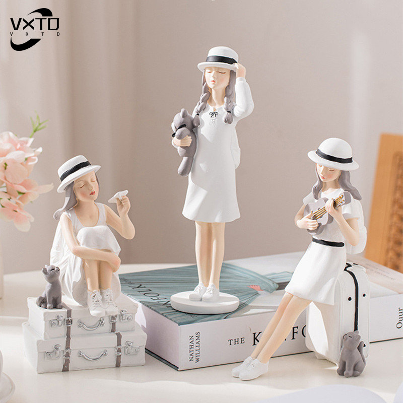 Creative Nordic Cute Girl Resi – обзор и цена Nutcracker Figurine